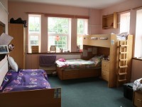 Typical triple bedroom, junior school (8-11 years)